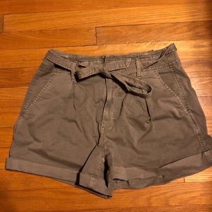 AE high-rise tie shorts